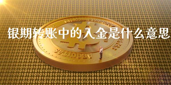 银期转账中的入金是什么意思_https://wap.sdyuehang.cn_美股行情_第1张