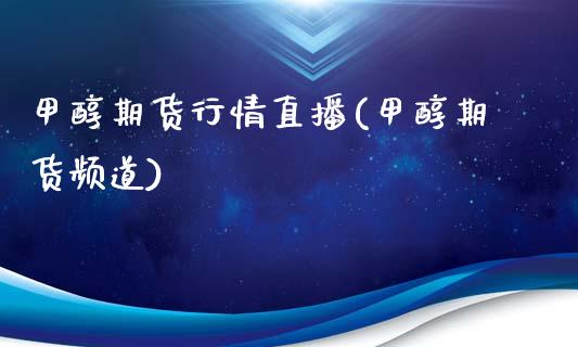 甲醇期货行情直播(甲醇期货频道)_https://wap.sdyuehang.cn_产经新闻_第1张