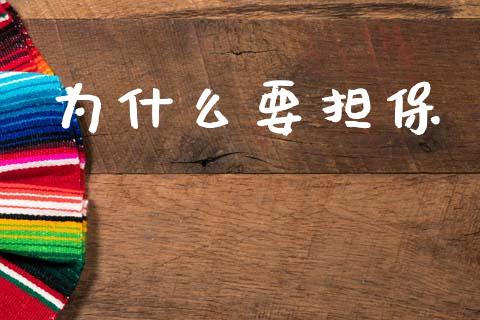 为什么要担保_https://wap.sdyuehang.cn_美股行情_第1张