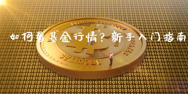 如何看基金行情？新手入门指南_https://wap.sdyuehang.cn_产经新闻_第1张