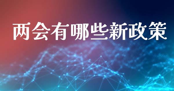 两会有哪些新政策_https://wap.sdyuehang.cn_产经新闻_第1张