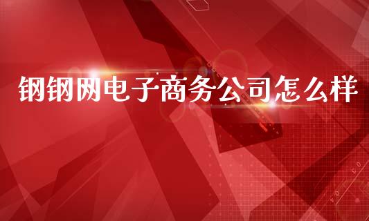 钢钢网电子商务公司怎么样_https://wap.sdyuehang.cn_产经新闻_第1张