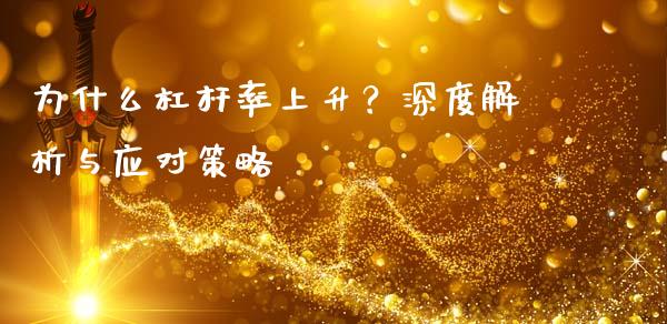 为什么杠杆率上升？深度解析与应对策略_https://wap.sdyuehang.cn_新股申购_第1张