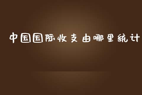 中国国际收支由哪里统计_https://wap.sdyuehang.cn_债券资讯_第1张