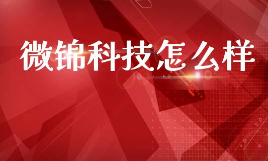 微锦科技怎么样_https://wap.sdyuehang.cn_产经新闻_第1张