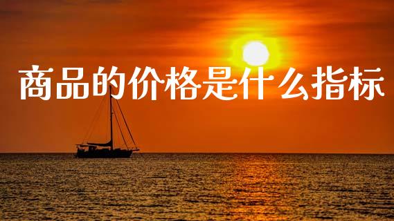 商品的价格是什么指标_https://wap.sdyuehang.cn_美股行情_第1张