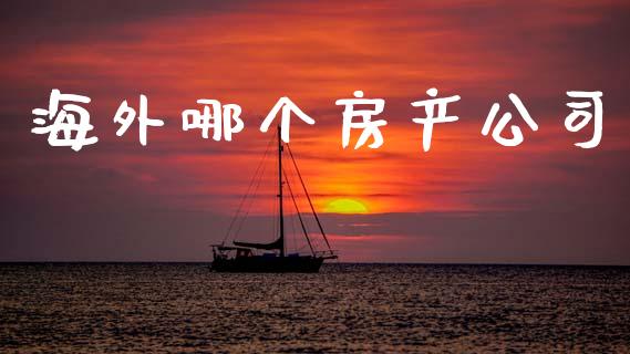 海外哪个房产公司_https://wap.sdyuehang.cn_债券资讯_第1张
