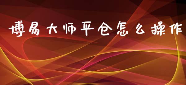 博易大师平仓怎么操作_https://wap.sdyuehang.cn_新股申购_第1张