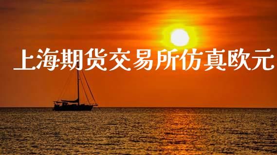 上海期货交易所仿真欧元_https://wap.sdyuehang.cn_债券资讯_第1张