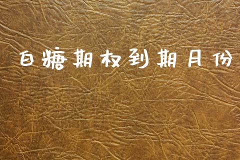 白糖期权到期月份_https://wap.sdyuehang.cn_产经新闻_第1张