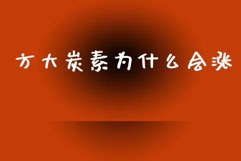 方大炭素为什么会涨_https://wap.sdyuehang.cn_美股行情_第1张