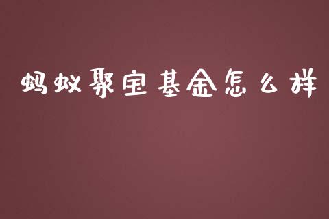 蚂蚁聚宝基金怎么样_https://wap.sdyuehang.cn_产经新闻_第1张
