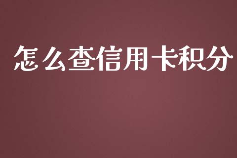 怎么查信用卡积分_https://wap.sdyuehang.cn_美股行情_第1张