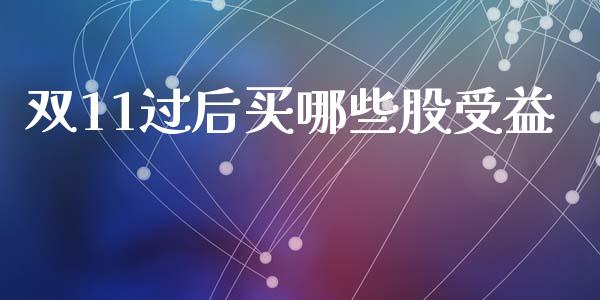 双11过后买哪些股受益_https://wap.sdyuehang.cn_债券资讯_第1张