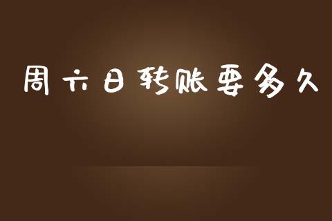 周六日转账要多久_https://wap.sdyuehang.cn_债券资讯_第1张