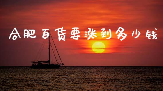 合肥百货要涨到多少钱_https://wap.sdyuehang.cn_产经新闻_第1张