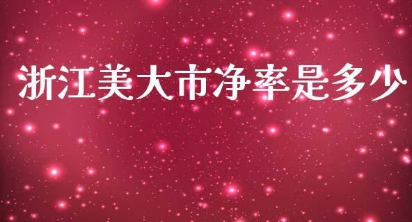 浙江美大市净率是多少_https://wap.sdyuehang.cn_新股申购_第1张