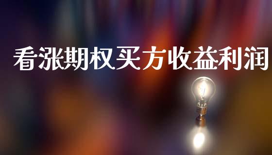 看涨期权买方收益利润_https://wap.sdyuehang.cn_债券资讯_第1张