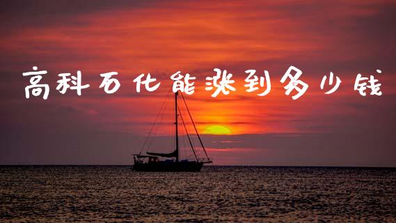 高科石化能涨到多少钱_https://wap.sdyuehang.cn_产经新闻_第1张