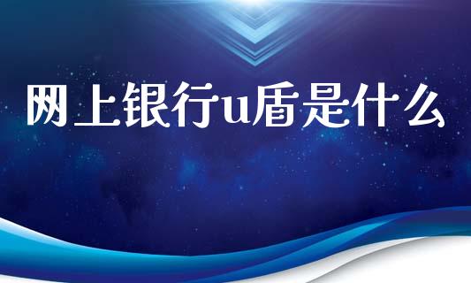 网上银行u盾是什么_https://wap.sdyuehang.cn_债券资讯_第1张