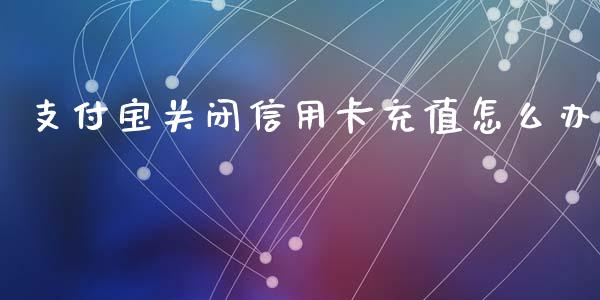 支付宝关闭信用卡充值怎么办_https://wap.sdyuehang.cn_债券资讯_第1张