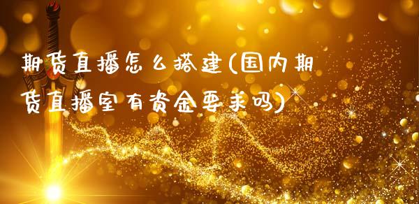 期货直播怎么搭建(国内期货直播室有资金要求吗)_https://wap.sdyuehang.cn_债券资讯_第1张