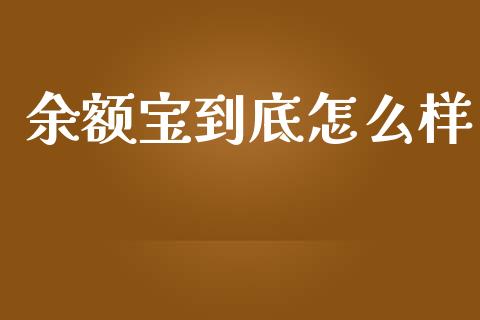 余额宝到底怎么样_https://wap.sdyuehang.cn_债券资讯_第1张