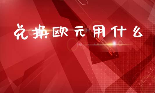 兑换欧元用什么_https://wap.sdyuehang.cn_债券资讯_第1张