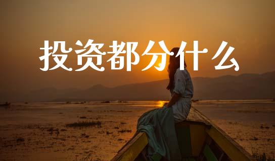 投资都分什么_https://wap.sdyuehang.cn_产经新闻_第1张