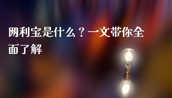 网利宝是什么？一文带你全面了解_https://wap.sdyuehang.cn_新股申购_第1张