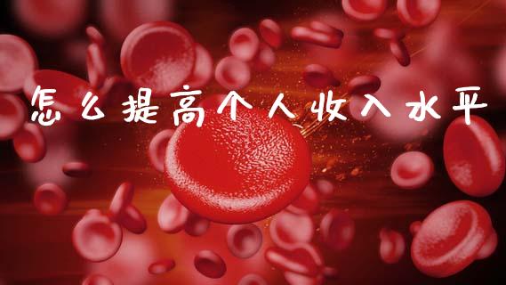 怎么提高个人收入水平_https://wap.sdyuehang.cn_新股申购_第1张
