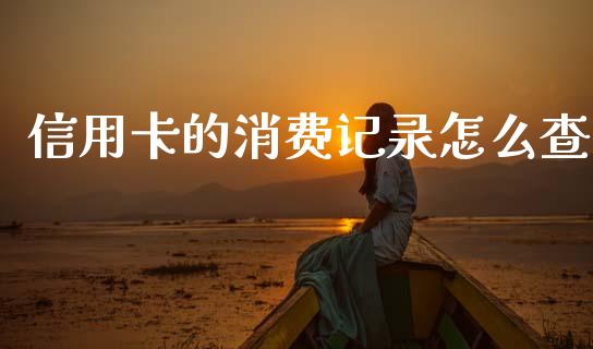 信用卡的消费记录怎么查_https://wap.sdyuehang.cn_债券资讯_第1张