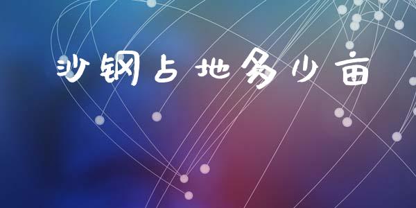 沙钢占地多少亩_https://wap.sdyuehang.cn_产经新闻_第1张