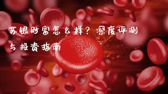 苏银财富怎么样？深度评测与投资指南_https://wap.sdyuehang.cn_美股行情_第1张