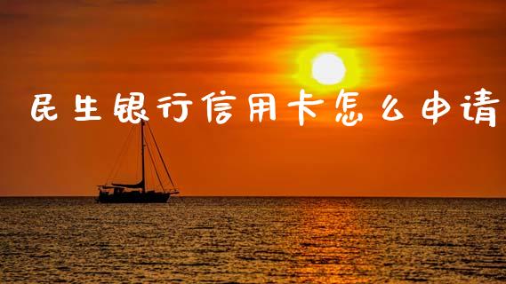 民生银行信用卡怎么申请_https://wap.sdyuehang.cn_产经新闻_第1张