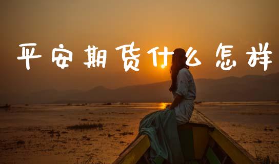 平安期货什么怎样_https://wap.sdyuehang.cn_美股行情_第1张
