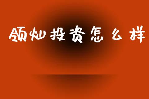 领灿投资怎么样_https://wap.sdyuehang.cn_新股申购_第1张