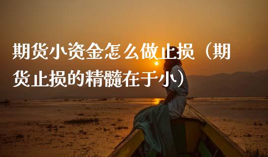 期货小资金怎么做止损（期货止损的精髓在于小）_https://wap.sdyuehang.cn_美股行情_第1张