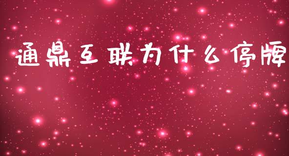 通鼎互联为什么停牌_https://wap.sdyuehang.cn_美股行情_第1张