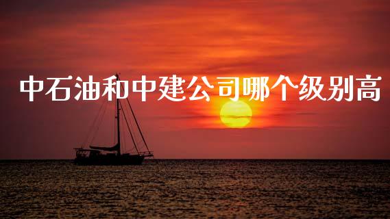 中石油和中建公司哪个级别高_https://wap.sdyuehang.cn_债券资讯_第1张