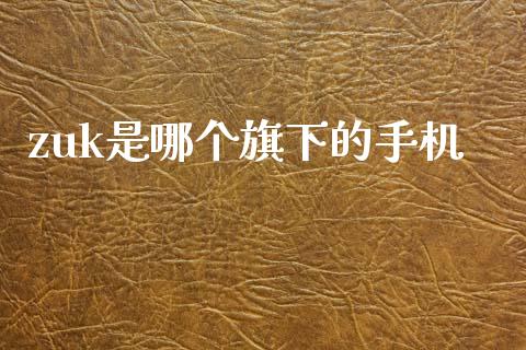 zuk是哪个旗下的手机_https://wap.sdyuehang.cn_新股申购_第1张