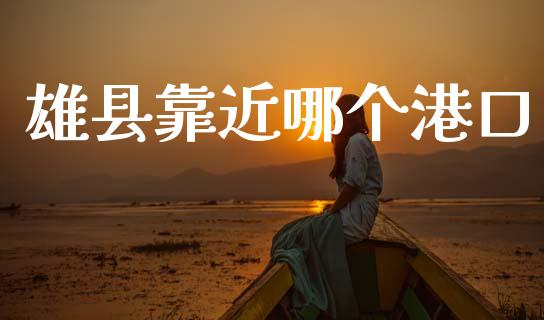 雄县靠近哪个港口_https://wap.sdyuehang.cn_债券资讯_第1张