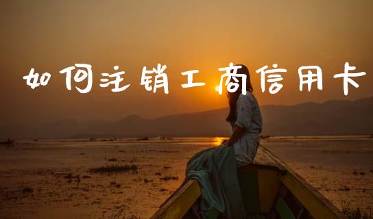 如何注销工商信用卡_https://wap.sdyuehang.cn_产经新闻_第1张