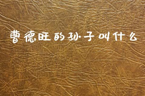 曹德旺的孙子叫什么_https://wap.sdyuehang.cn_债券资讯_第1张