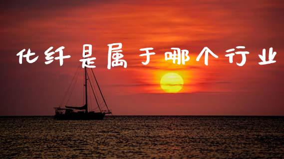 化纤是属于哪个行业_https://wap.sdyuehang.cn_产经新闻_第1张