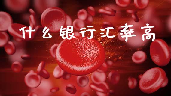 什么银行汇率高_https://wap.sdyuehang.cn_产经新闻_第1张