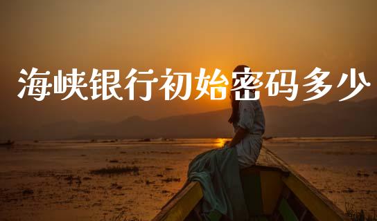 海峡银行初始密码多少_https://wap.sdyuehang.cn_债券资讯_第1张