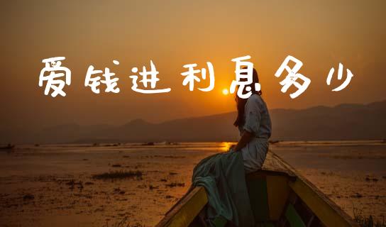 爱钱进利息多少_https://wap.sdyuehang.cn_债券资讯_第1张