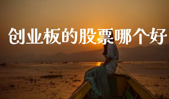 创业板的股票哪个好_https://wap.sdyuehang.cn_美股行情_第1张