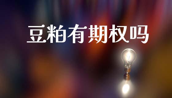豆粕有期权吗_https://wap.sdyuehang.cn_债券资讯_第1张